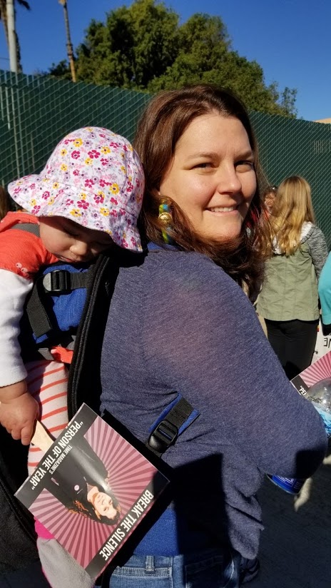 Heather And V Protesting