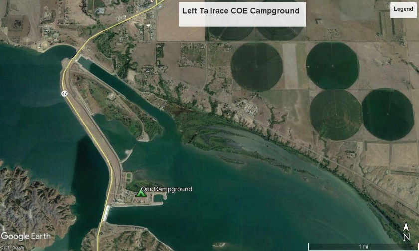 Left Tailrace COE Campground, SD