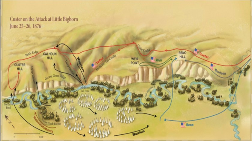 Map Of Little Bir Horn